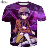 Anime Future Diary T Shirt Men Women Gasai Yuno Cartoon Character Cosplay Short Sleeve Sweatshirt Casual Streetwear Tops T458