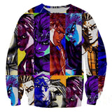 Anime JoJo Bizarre Adventure T Shirt Men/Women 3D Print T Shirt/Sweatshirt/Hoodies Casual Fashion Men's Clothing Tops T139