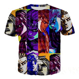 Anime JoJo Bizarre Adventure T Shirt Men/Women 3D Print T Shirt/Sweatshirt/Hoodies Casual Fashion Men's Clothing Tops T139