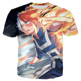 Anime My Hero Academia T Shirt 3D Print Fashion Men's Clothing Short Sleeve Casual Men Women Streetwear Tops T159