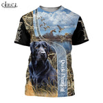 CLOOCL 2021 Summer Men T Shirt 3D Print Duck Hunting T-Shirts Fashion Harajuku Casual Short Sleeve Tee Shirts Unisex T-shirt