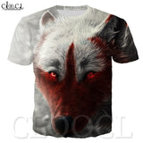 CLOOCL 3D Print T Shirt Harajuku New Wild Animal Wolf Men/Women Funny T Shirt Tracksuit Wolf Short Sleeve Casual Tops