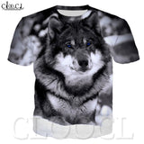 CLOOCL 3D Print T Shirt Harajuku New Wild Animal Wolf Men/Women Funny T Shirt Tracksuit Wolf Short Sleeve Casual Tops