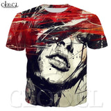 CLOOCL 3D Print Wild Fashion T-shirt Popular New Sexy Girl Print Short Sleeve Harajuku Style Casual T Shirt Tops Streetwear