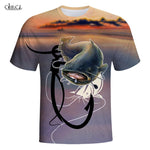 CLOOCL Animals Catfish 3D Printed Mens T Shirt Harajuku Summer Short Sleeve Street Casual Unisex T-shirt Tops Drop Shipping