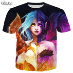 CLOOCL Popular Game  T Shirt Men/Women 3D Printed T Shirts Casual Style Hero Skin T-shirt Streetwear Pullovers T322