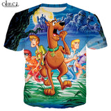 Cartoon Scooby Doo Men Women T Shirts 3D Print Anime Short Sleeve Jogging Sweatshirt Casual Streetwear Hippie Hipster Pullover