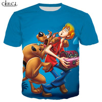 Cartoon Scooby Doo Men Women T Shirts 3D Print Anime Short Sleeve Jogging Sweatshirt Casual Streetwear Hippie Hipster Pullover