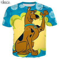 Cartoon Scooby Doo Men Women T Shirts 3D Print Anime Short Sleeve Jogging Sweatshirt Casual Streetwear Hippie Hipster Pullover