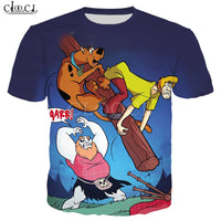 Cartoon Scooby Doo Men Women T Shirts 3D Print Anime Short Sleeve Jogging Sweatshirt Casual Streetwear Hippie Hipster Pullover