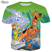 Cartoon Scooby Doo Men Women T Shirts 3D Print Anime Short Sleeve Jogging Sweatshirt Casual Streetwear Hippie Hipster Pullover