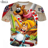 Cartoon Scooby Doo Men Women T Shirts 3D Print Anime Short Sleeve Jogging Sweatshirt Casual Streetwear Hippie Hipster Pullover