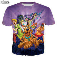 Cartoon Scooby Doo Men Women T Shirts 3D Print Anime Short Sleeve Jogging Sweatshirt Casual Streetwear Hippie Hipster Pullover