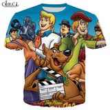 Cartoon Scooby Doo Men Women T Shirts 3D Print Anime Short Sleeve Jogging Sweatshirt Casual Streetwear Hippie Hipster Pullover