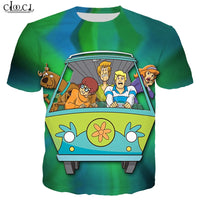 Cartoon Scooby Doo Men Women T Shirts 3D Print Anime Short Sleeve Jogging Sweatshirt Casual Streetwear Hippie Hipster Pullover