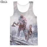 Fashion Game Kratos God of War T Shirt Women Men Hoodie Set 3D Print Jogging Pant Warrior Sweatshirt Harajuku Zipper Hooded Tops