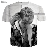 Men T Shirt Sweatshirt 3D Print Rapper Lil Peep Pullover Casual Fitness Hip Hop Streetwear T-shirts Sportswear Tops