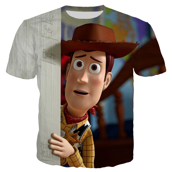 Movie CartoonT Shirt Fashion Men's Clothing Cartoon T Shirt 3D Print Funny Casual Men Women Short Sleeve T Shirt Tops T141