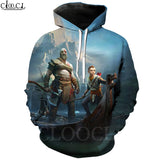 New Game Kratos God of War T Shirt 3D Print Hoodie Men Women Casual Sweatshirt Fashion Vest Streetwear Tops Drop Shipping
